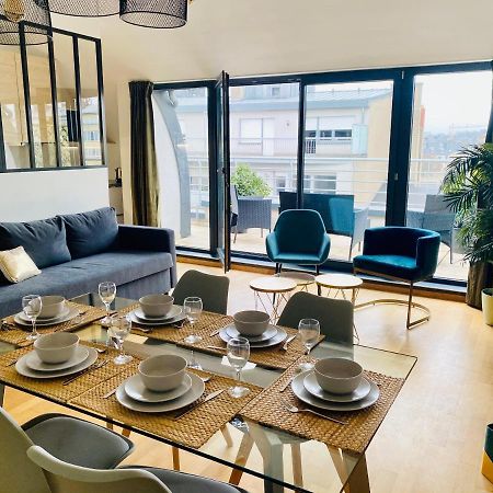 The Luxury Green Penthouse In City Center With Terrace And Free Parking Luxembourg Exterior photo